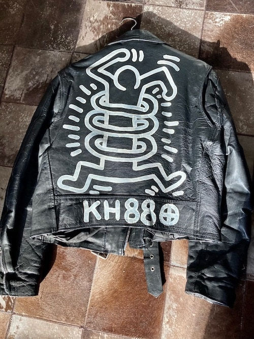 Keith Haring, Untitled (Leather Jacket), 1988