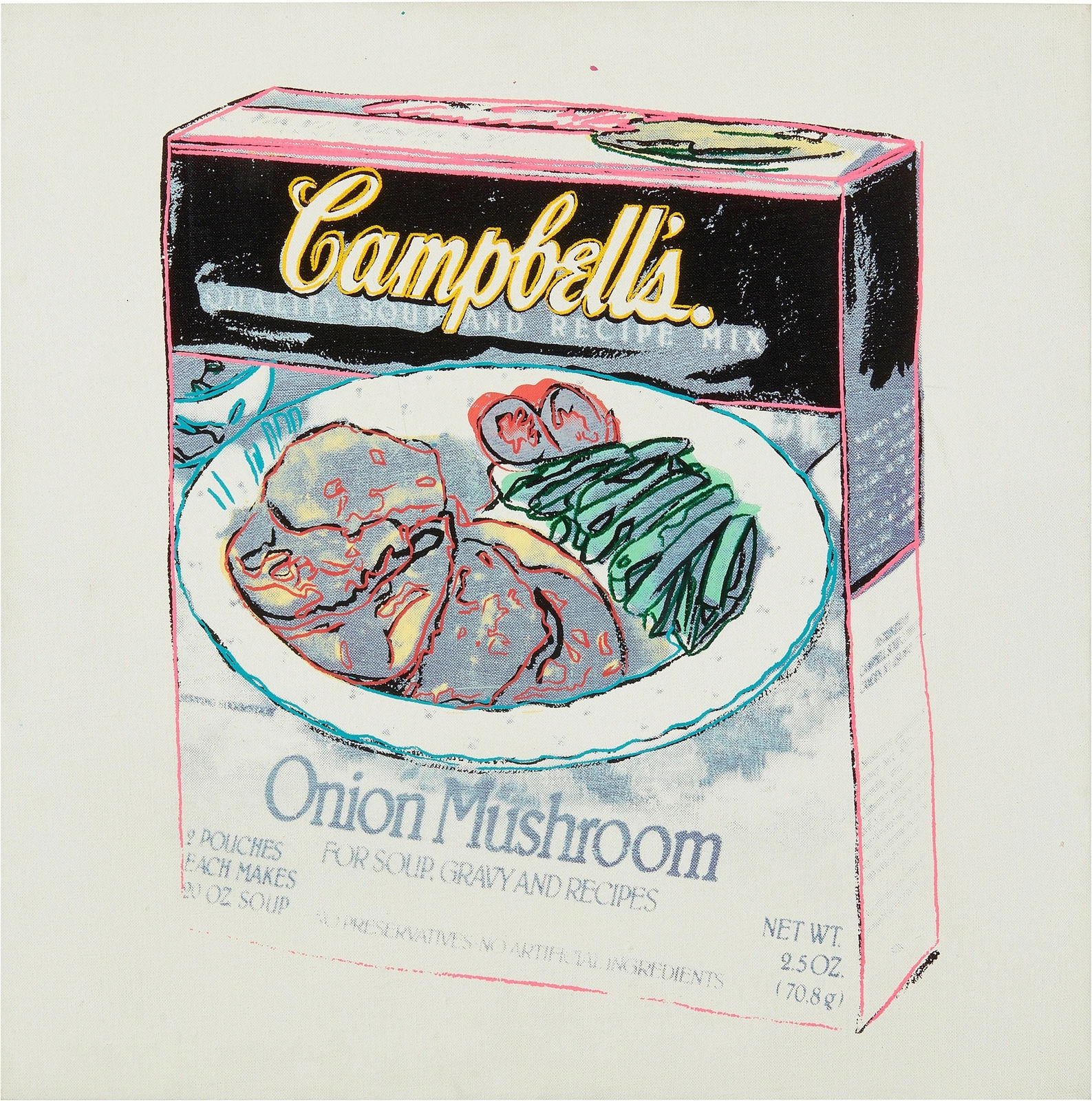 Andy Warhol, Onion Mushroom Soup, 1986