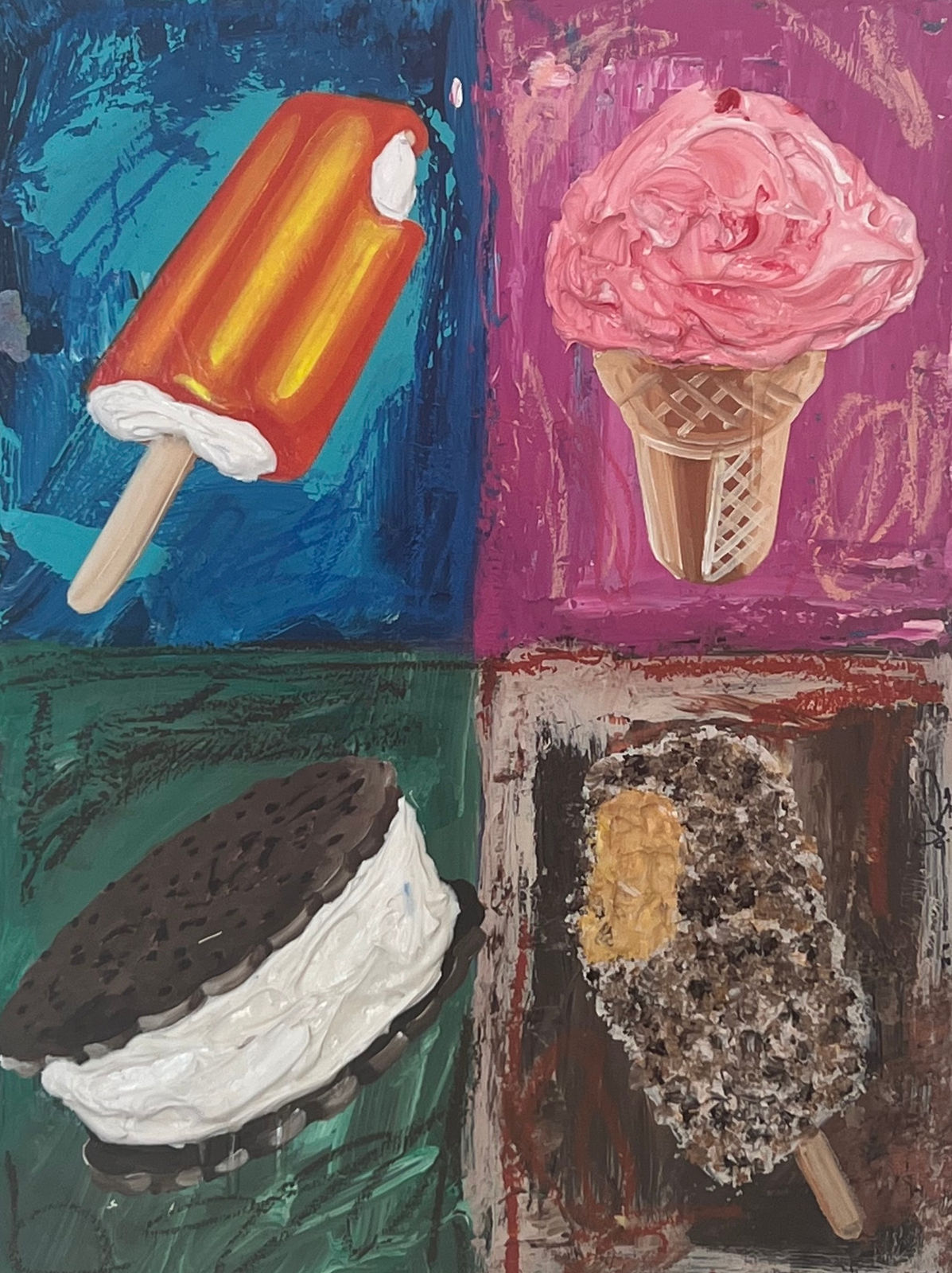 Jojo Anavim, Four Ice Creams, 2023