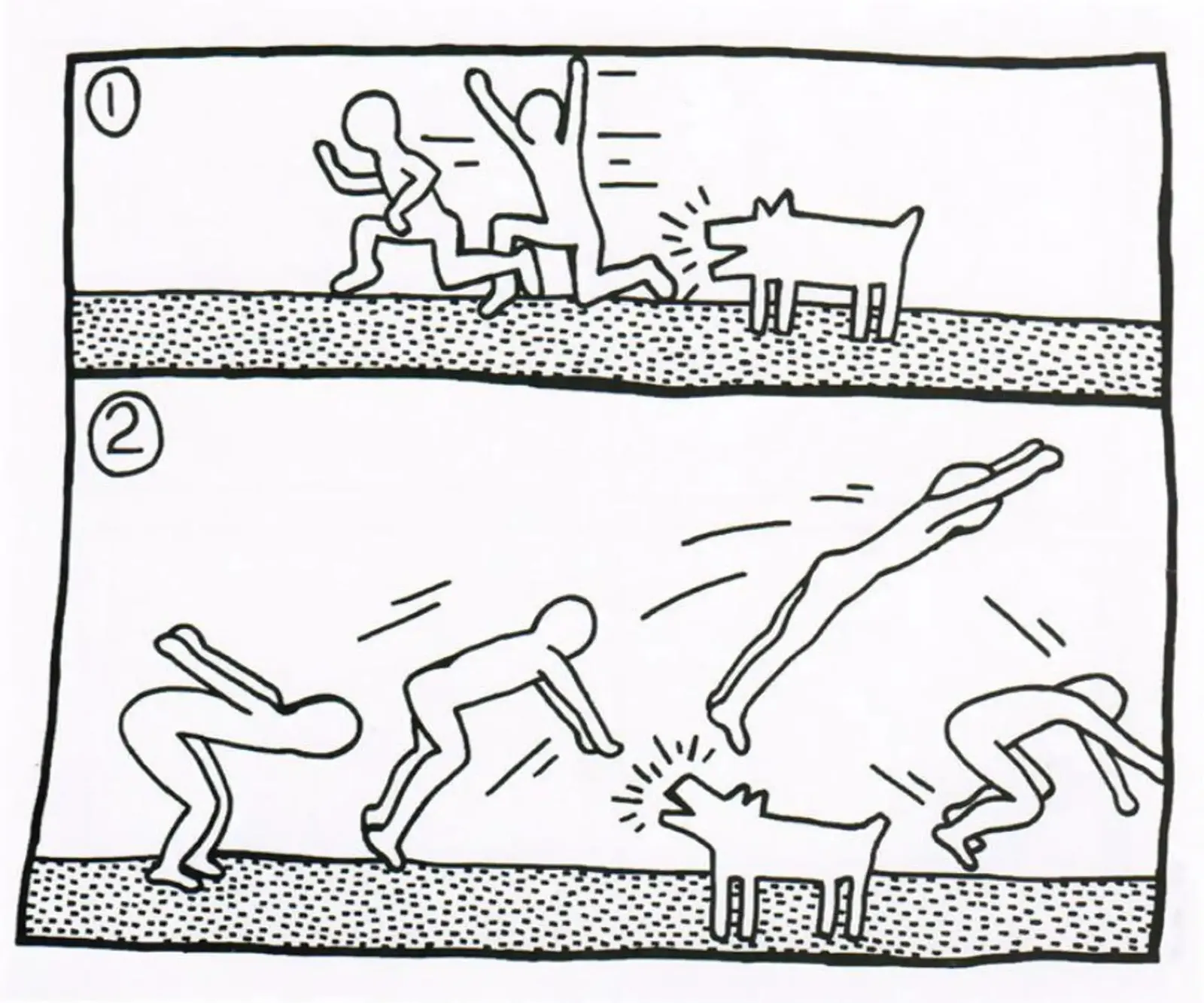 Keith Haring, The Blueprint Drawings (Complete Set), 1990