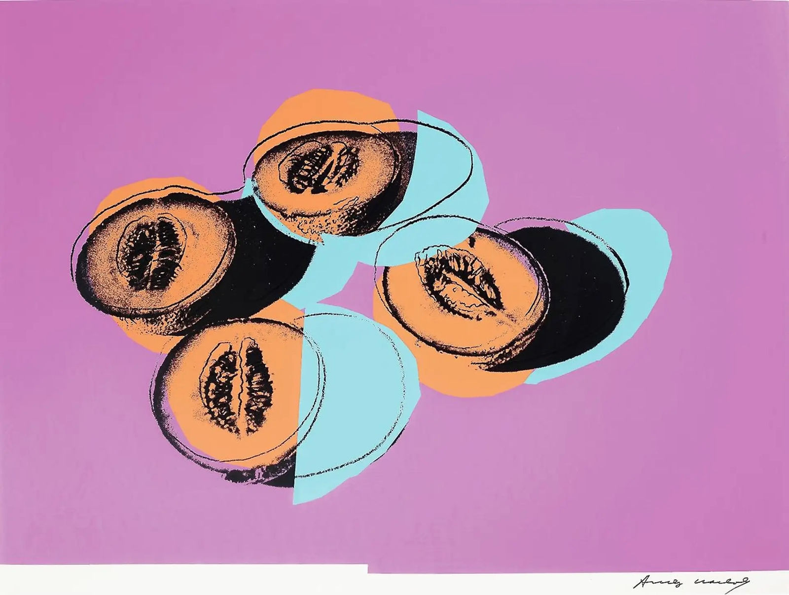 Andy Warhol, Space Fruit: Still Lifes, Cantaloupes, F.S. II 198, 1979