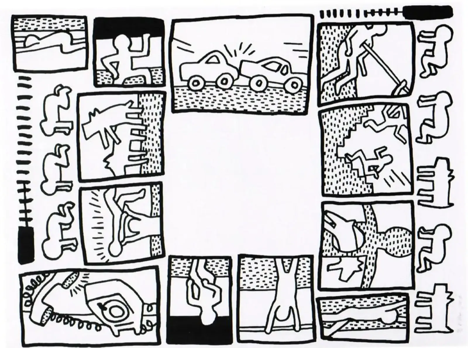 Keith Haring, The Blueprint Drawings (Complete Set), 1990