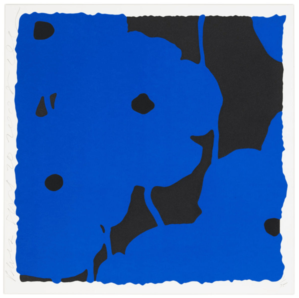 Donald Sultan, Blues 9/20/08, 2008