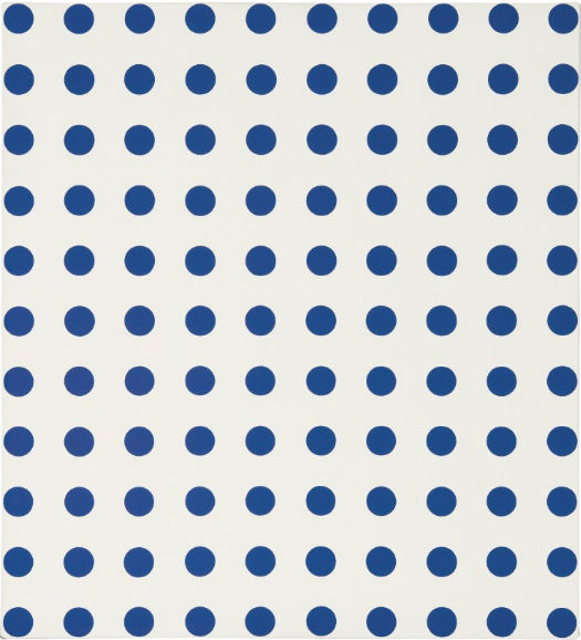Damien Hirst, Acetic Anhydride (Blue Dots), 2007