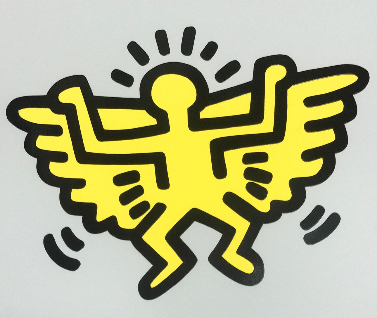 Keith Haring, Angel, from Icons (Littmann PP. 171), 1990