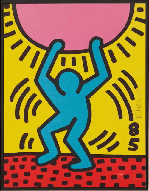 Keith Haring, International Youth Year (Littmann PP. 36-37), 1985