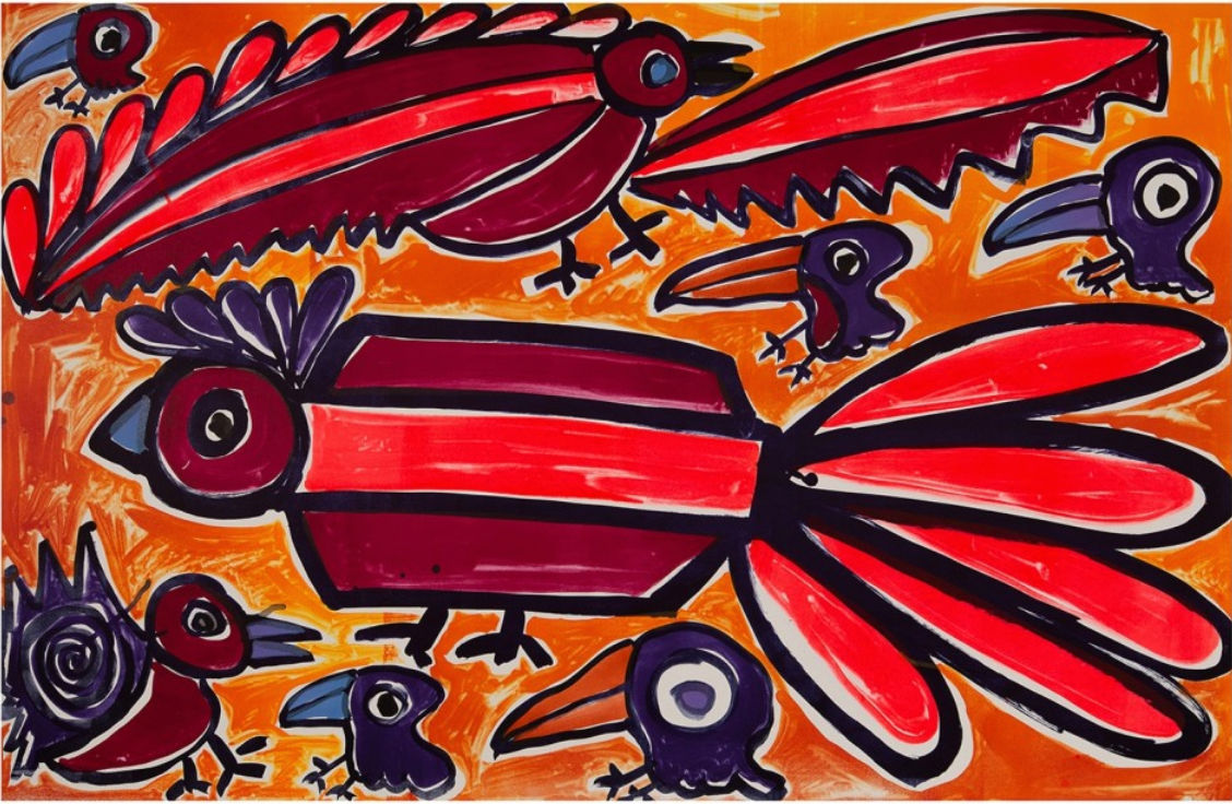 Katherine Bernhardt, Guadalajara, 2019