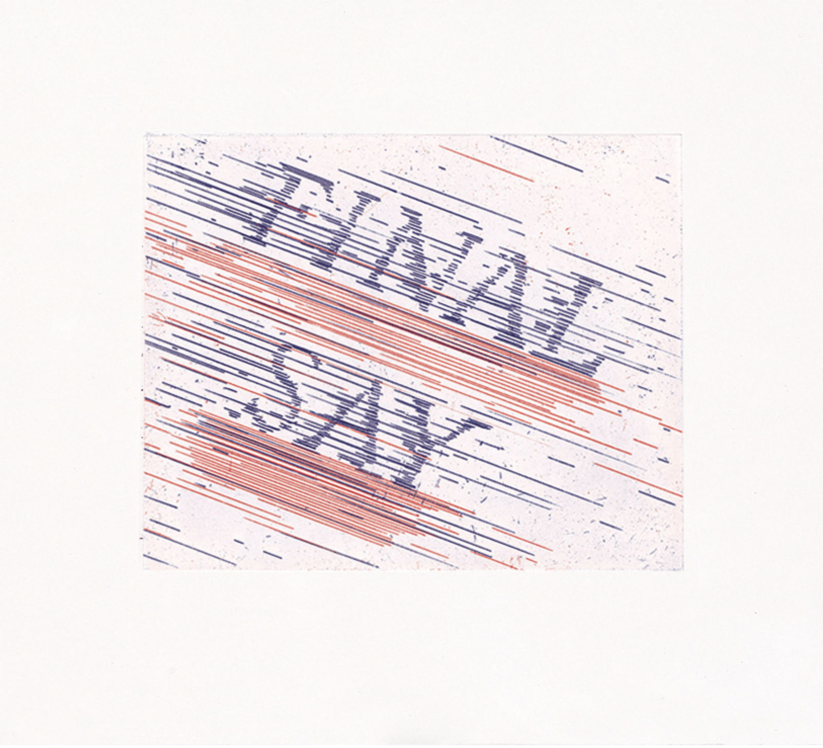 Ed Ruscha, Final Say, 2023