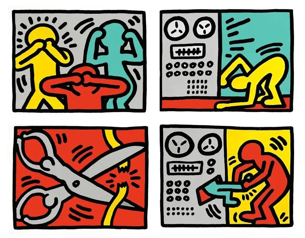 Keith Haring, Pop Shop III (Littmann PP. 144-145), 1989