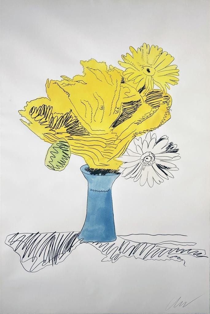 Andy Warhol, Flowers (Hand Colored) F.S. II.113, 1974