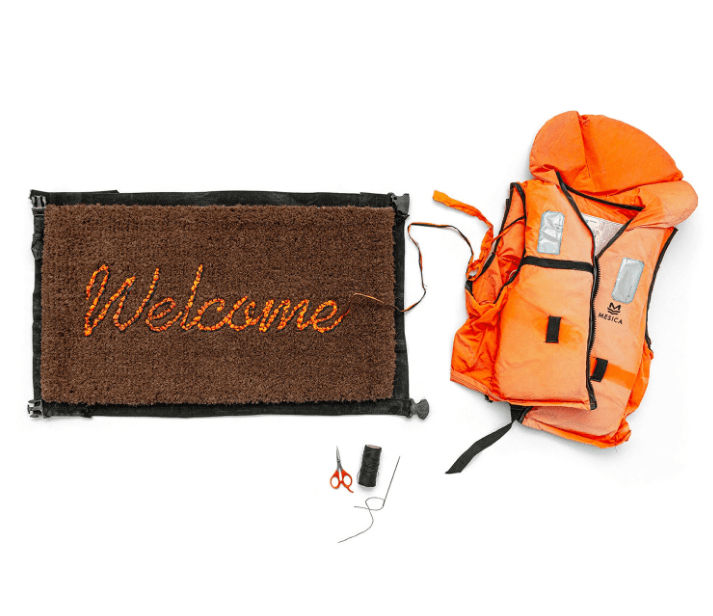 Banksy, Welcome Mat, 2020