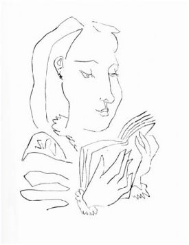 Pablo Picasso, Femme Lisant, 1948