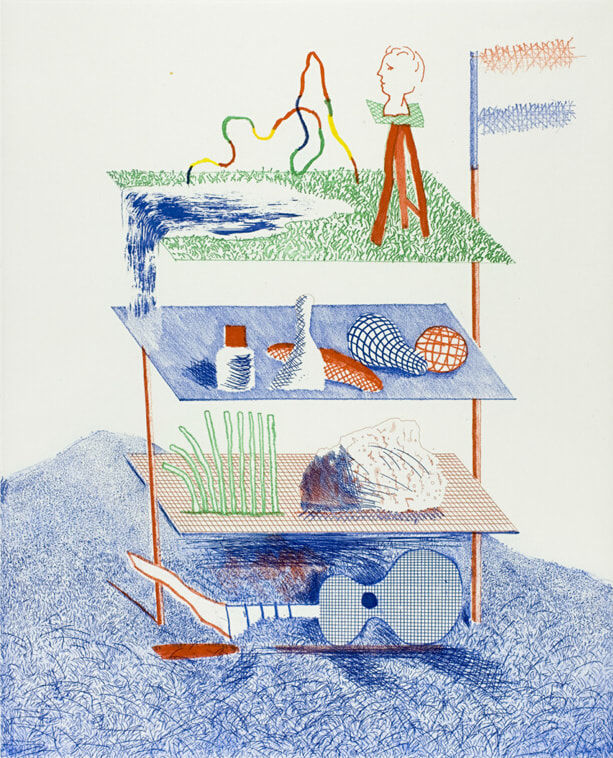 David Hockney, Serenade, 1976-77