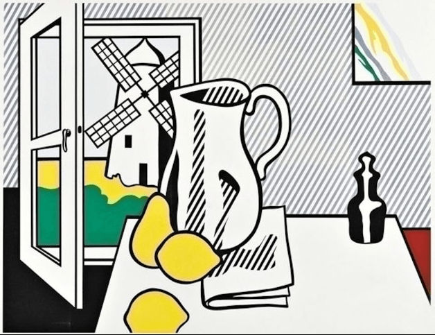 Roy Lichtenstein, Still Life With Windmill, from Six Still Lifes (C. 132) , 1974