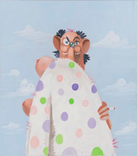 George Condo, Homeless Hobo, 2009