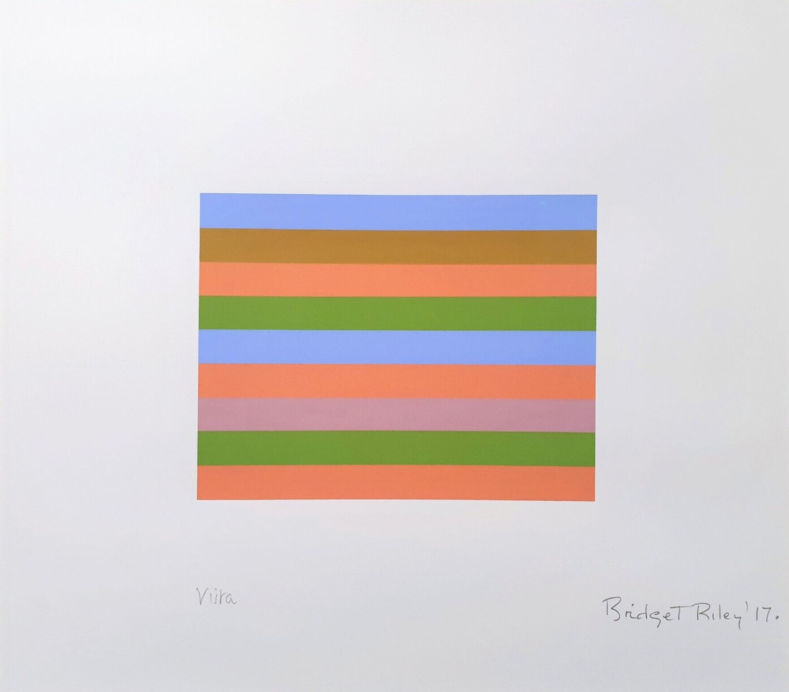 Bridget Riley, Vista, 2017