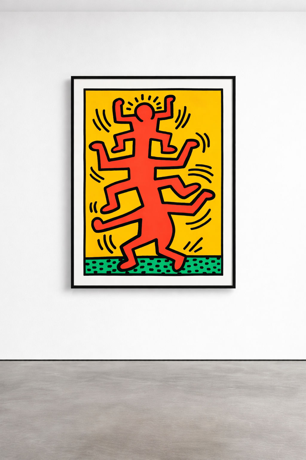 Keith Haring, Growing 1 (Littmann PP. 88 - 89), 1988