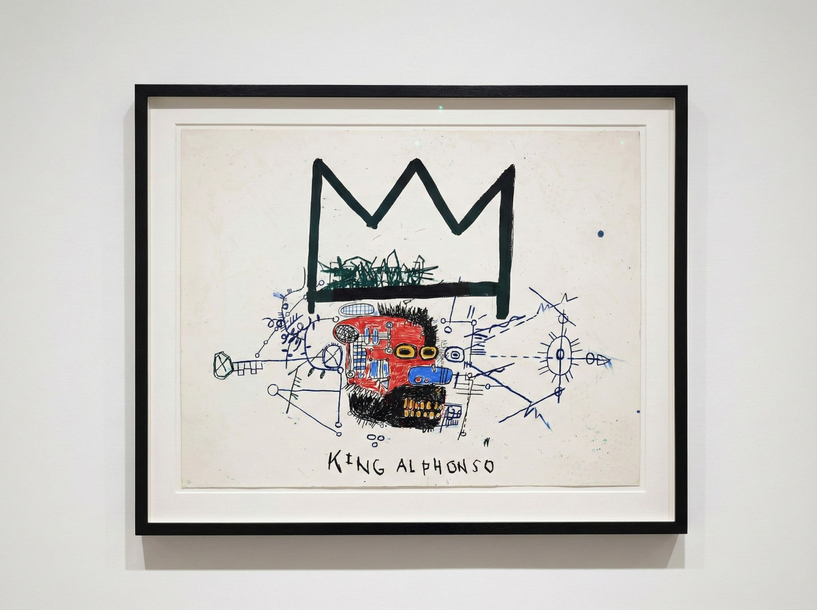 Jean Michel Basquiat, King Alphonso, 2025