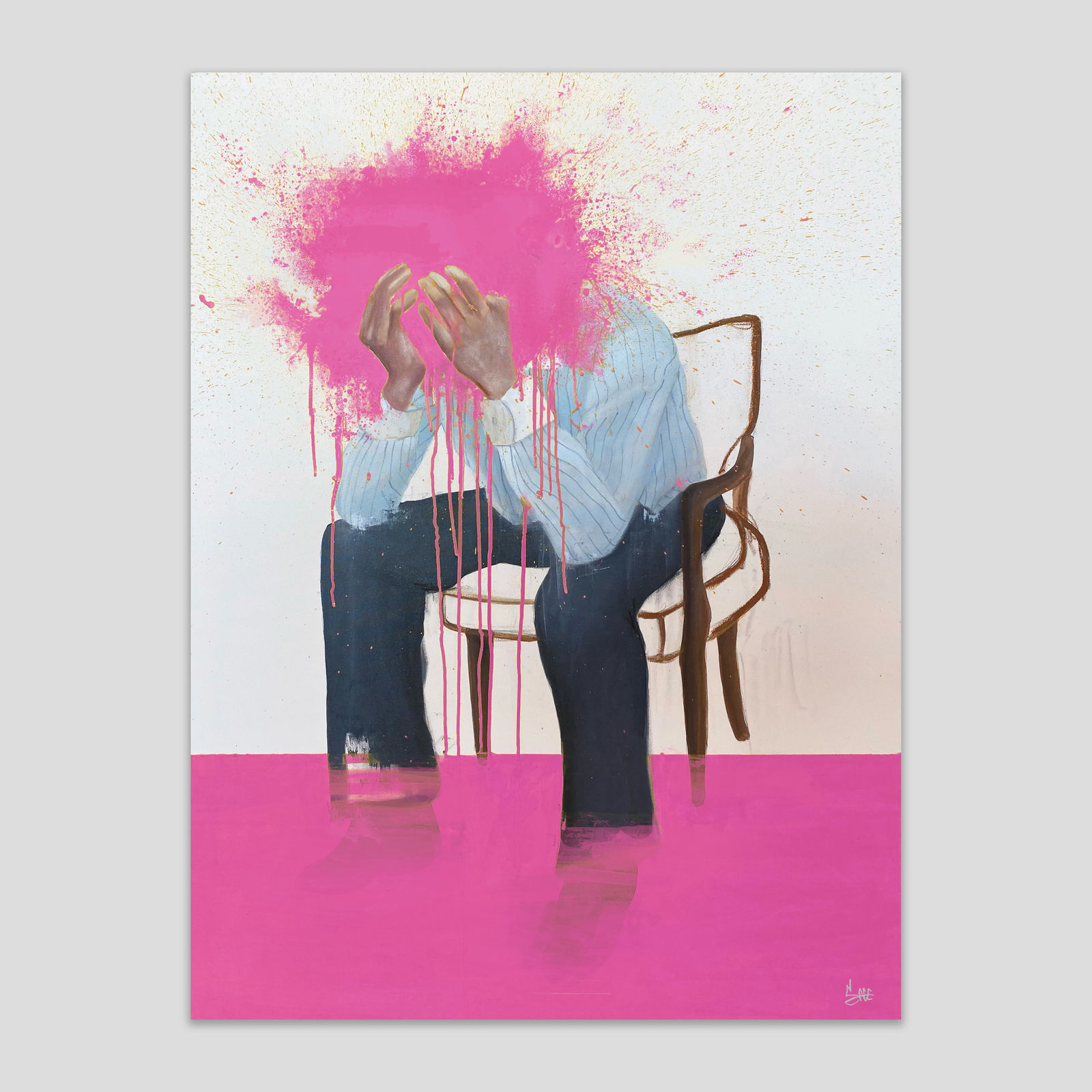 Sage Barnes, Consumed (Pink), 2022