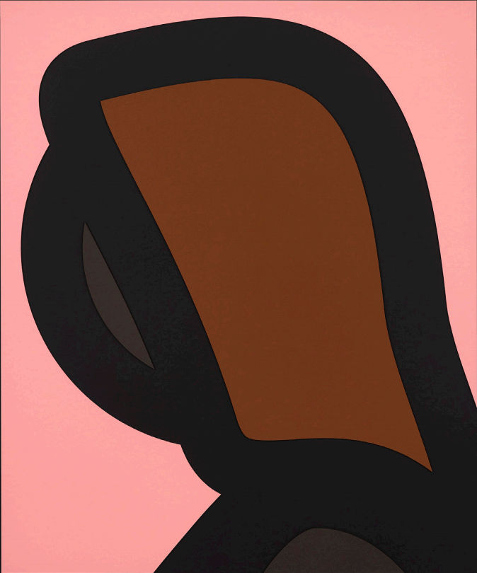 Julian Opie, Paper Head 1, 2019