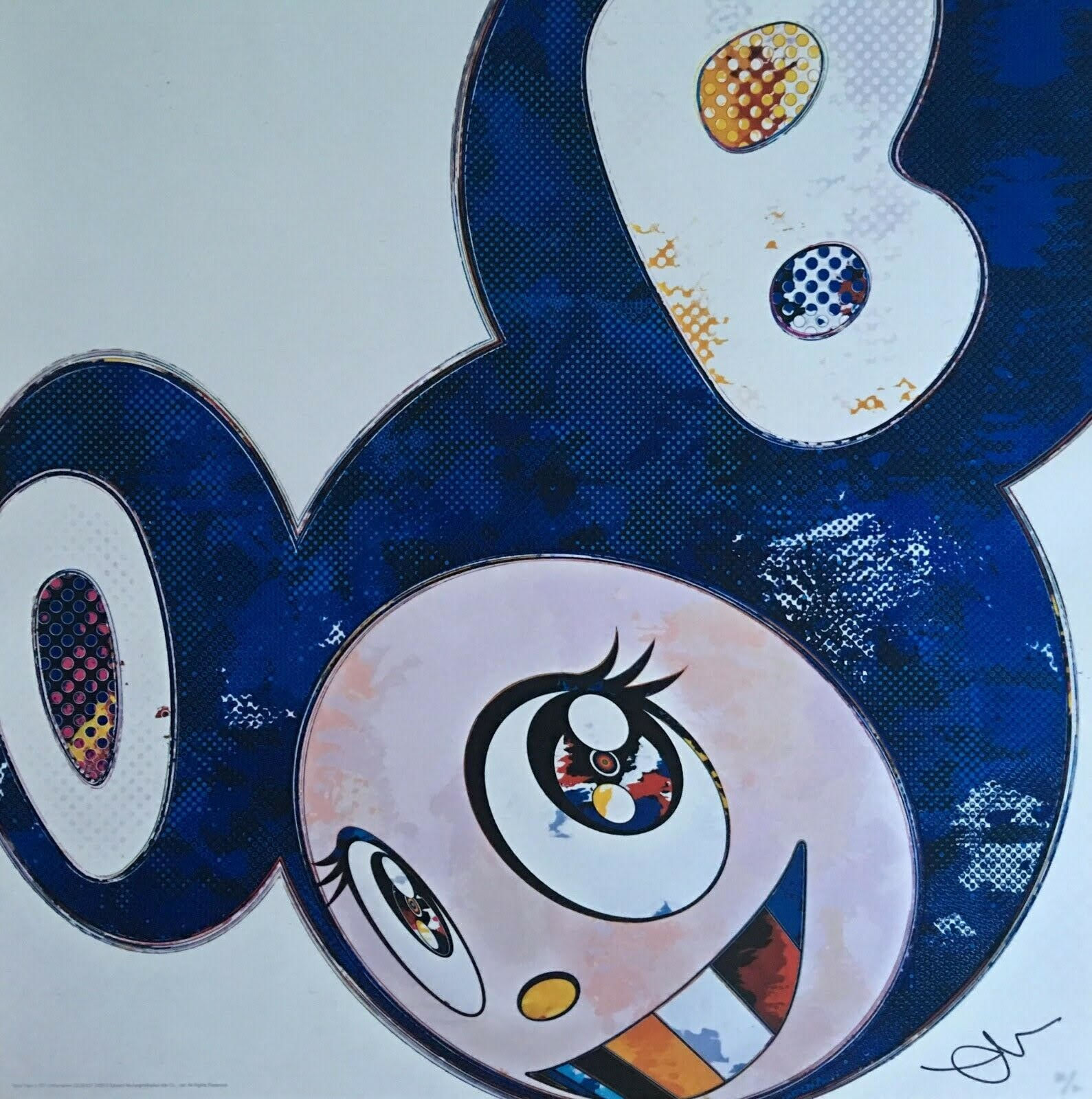 Takashi Murakami, And Then 3000 (Blue), 2001