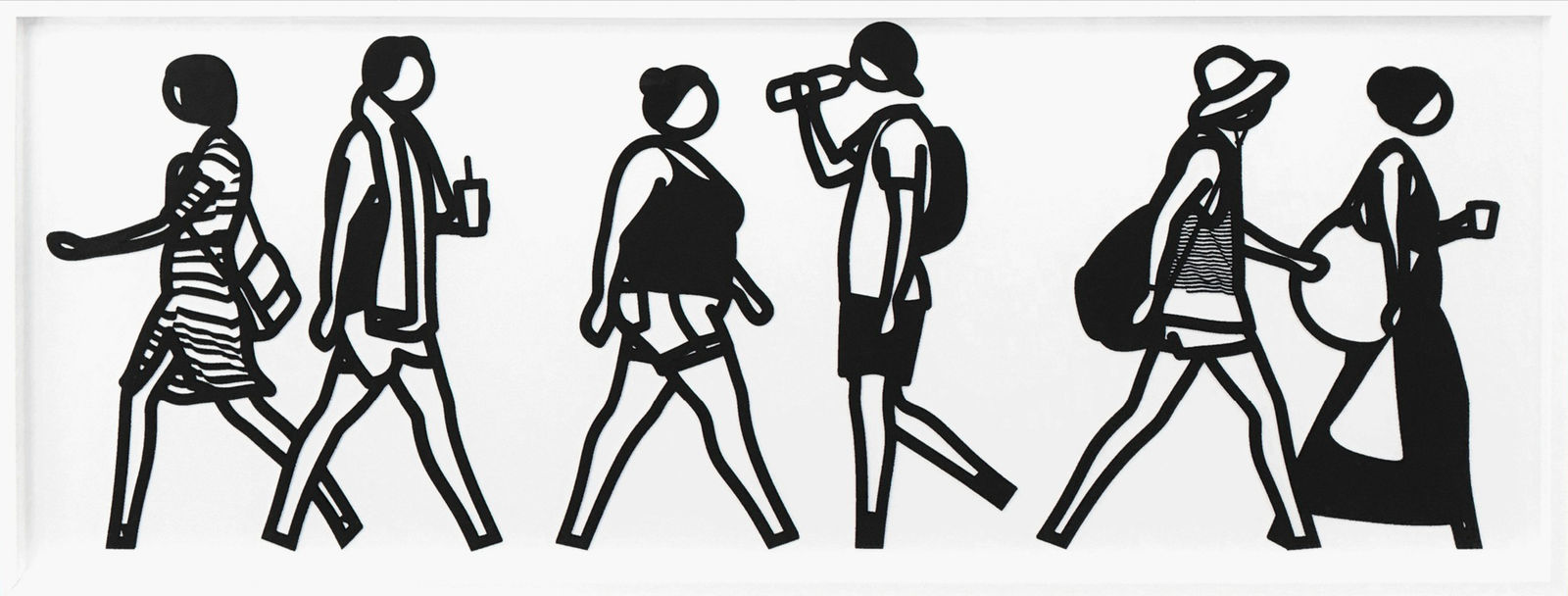 Julian Opie, Walking In Melbourne 5, 2018