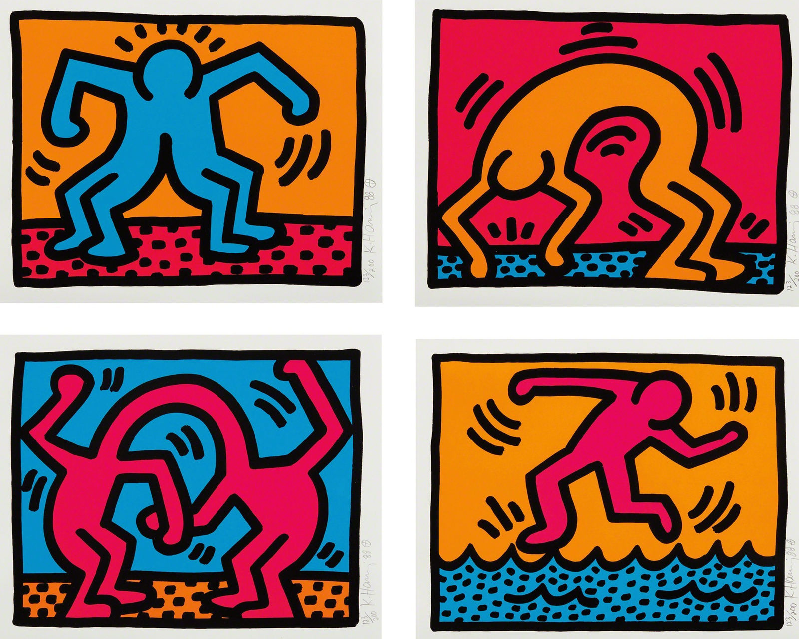 Keith Haring, Pop Shop II (Littmann PP. 96-97), 1988