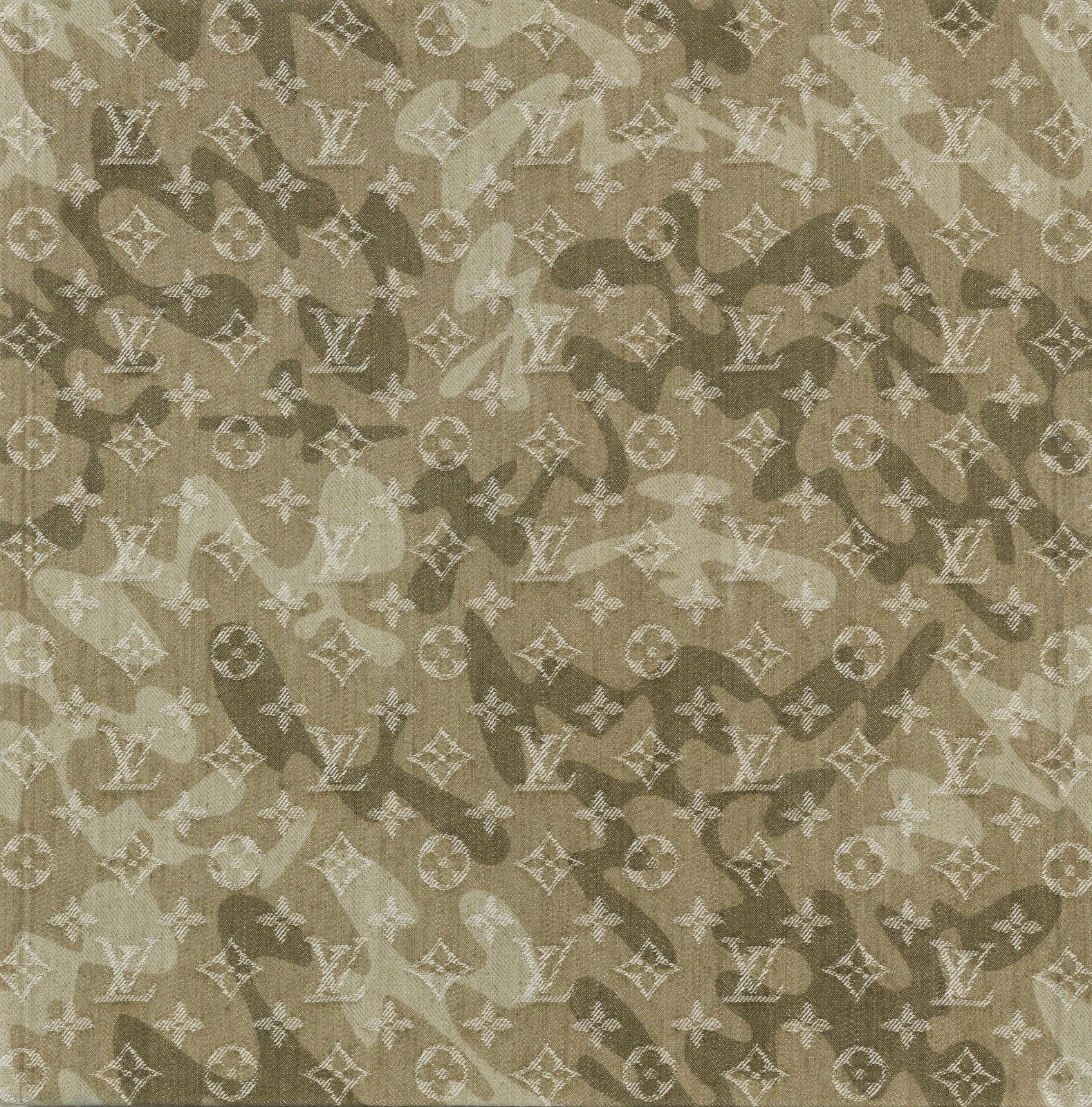 Takashi Murakami, Monogramouflage (denim), 2008