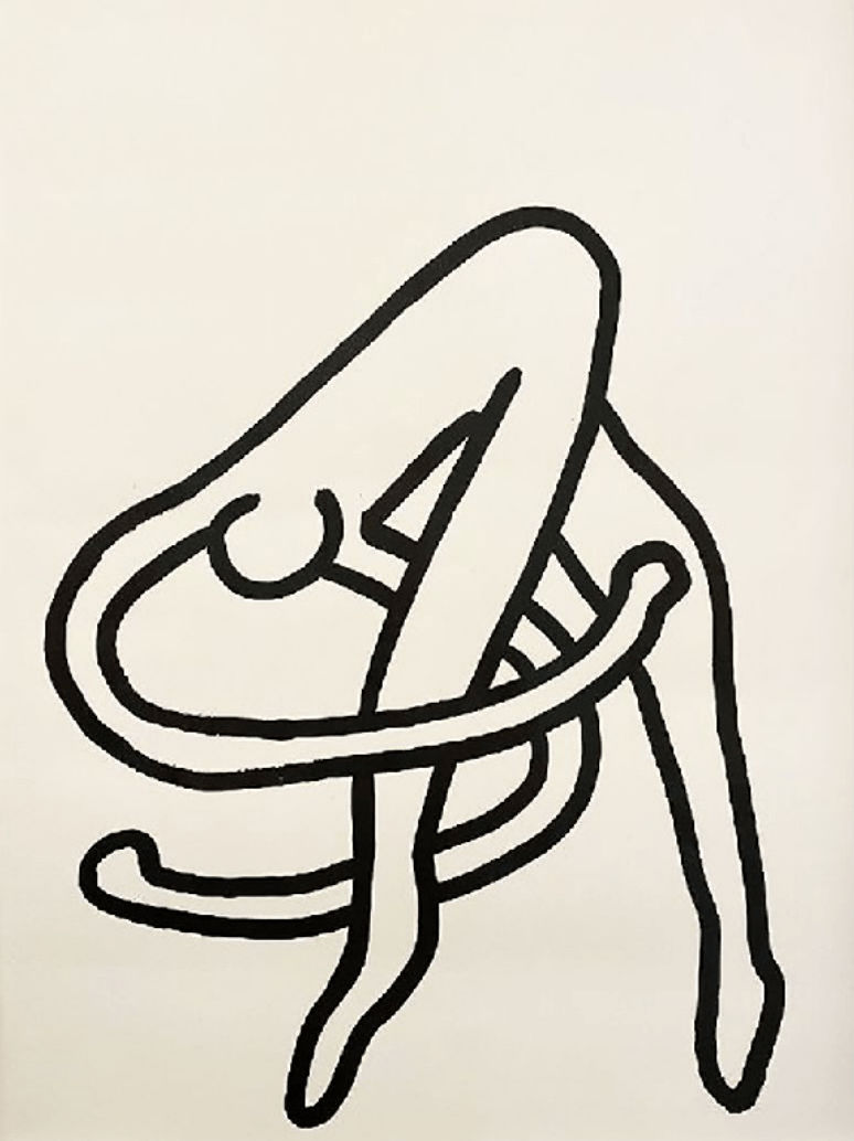 Keith Haring, Drawing For The Monte Carlo Ballet , 1989