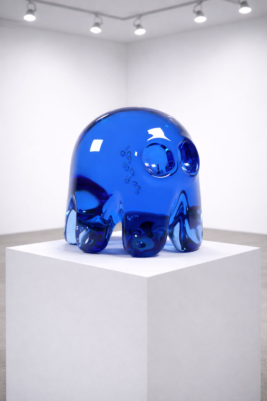 Dylan Martinez, Pac-Man Ghost Cobalt (Large, Dark Blue), 2025