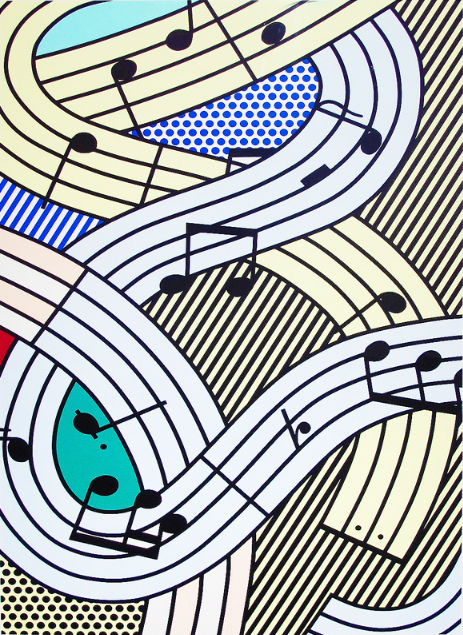Roy Lichtenstein, Composition III (C. 299), 1996