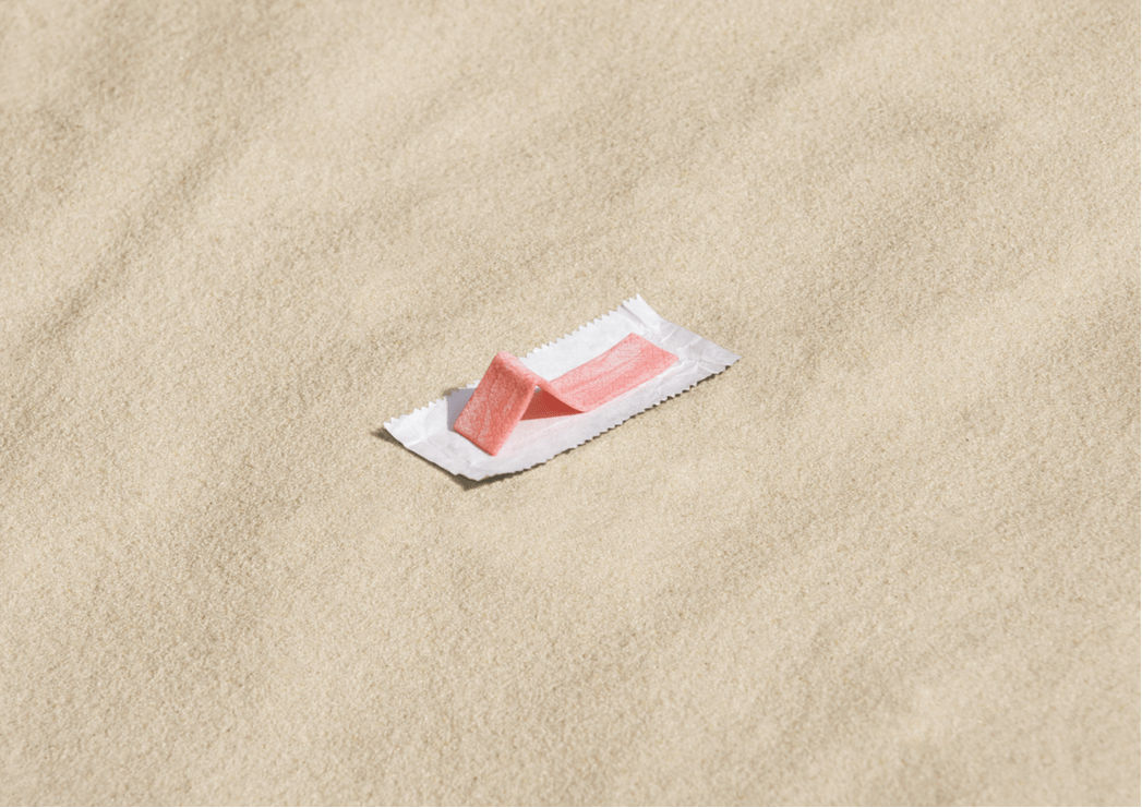 Brock Davis, Gum on the Beach, 2012