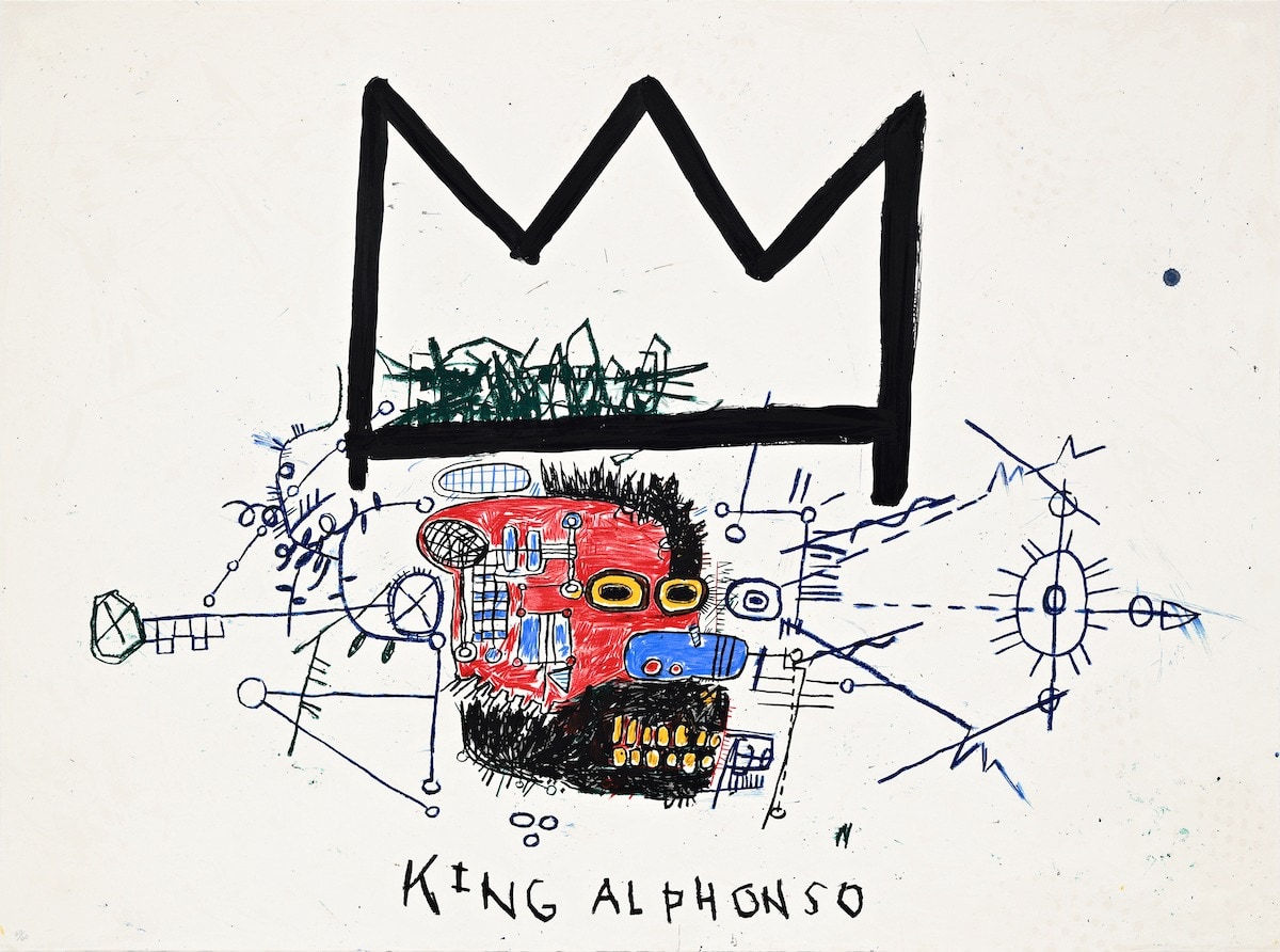 Jean Michel Basquiat, King Alphonso, 2025