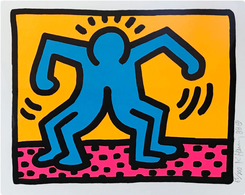 Keith Haring, Pop Shop II (A) (Littmann PP. 96), 1988