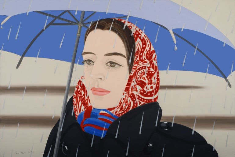 Alex Katz, Blue Umbrella 2, 2020