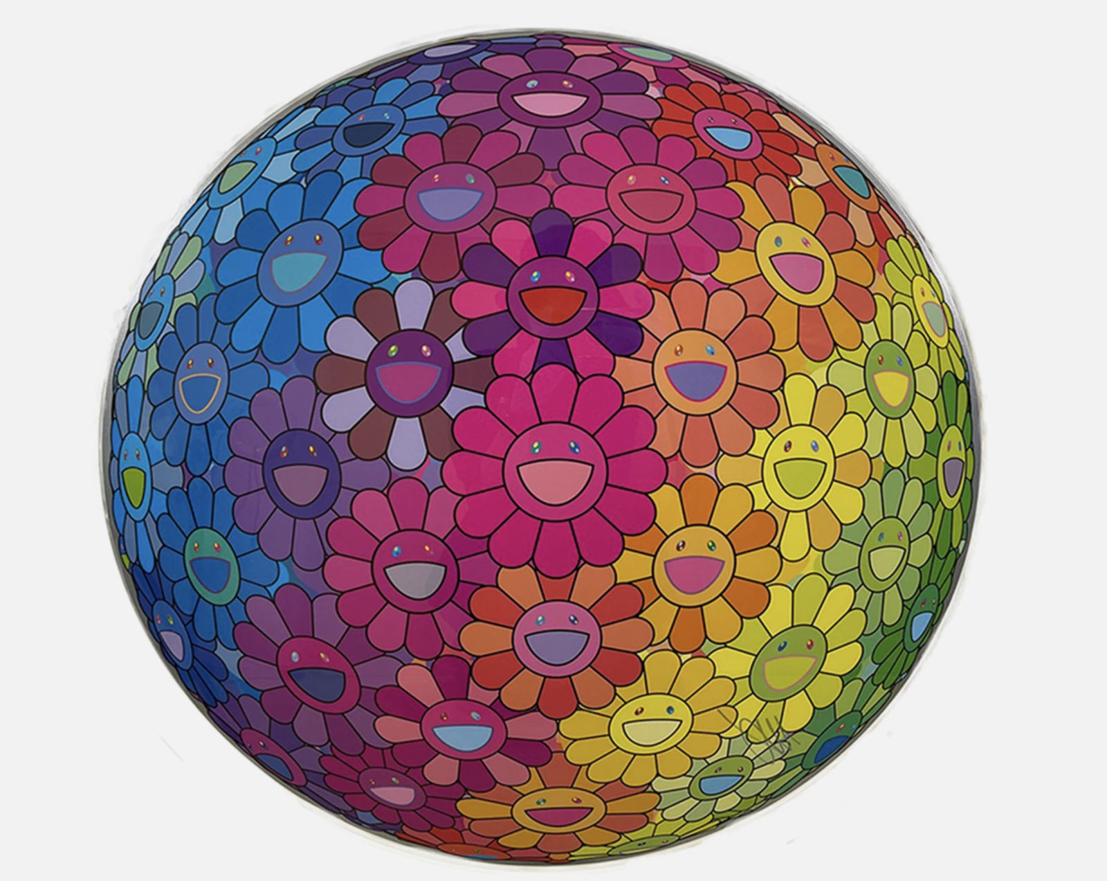 Takashi Murakami, Inside the Rainbow’s Heart, 2022