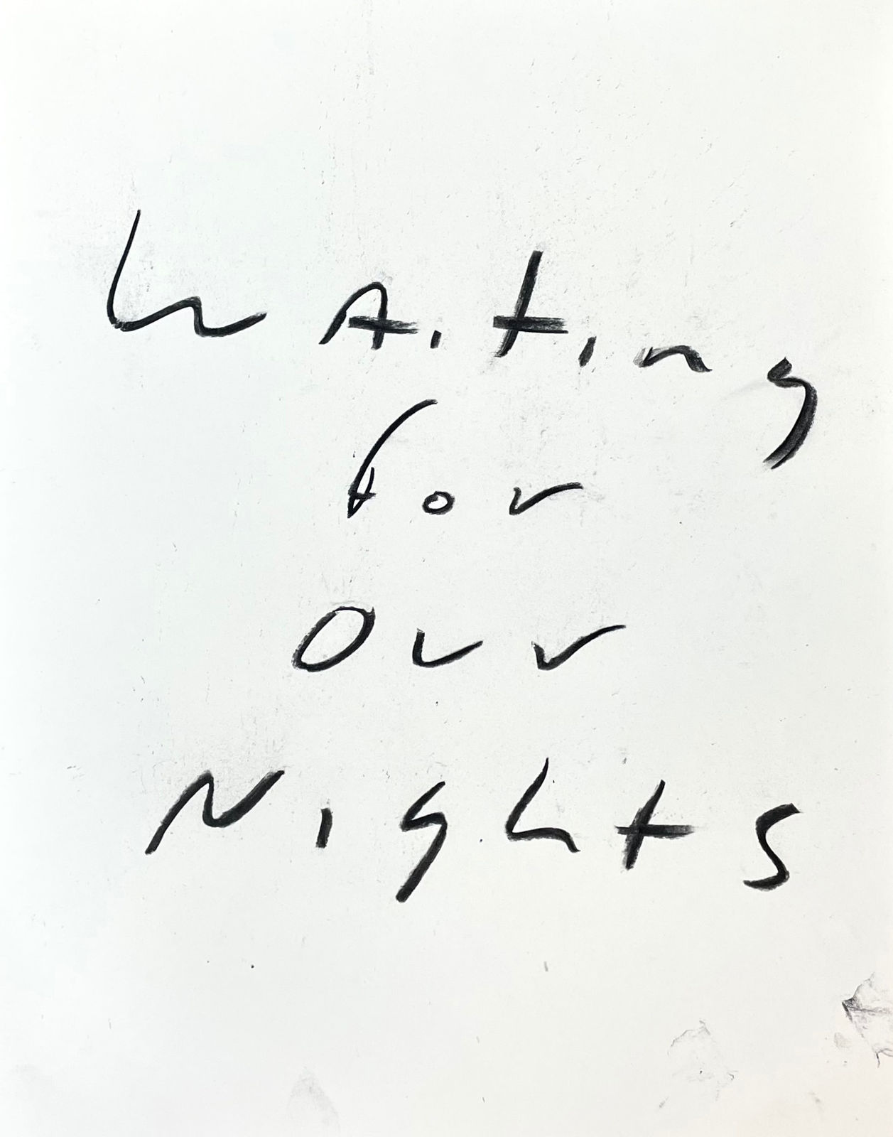 Eric Stefanski, Waiting For Our Nights, 2023