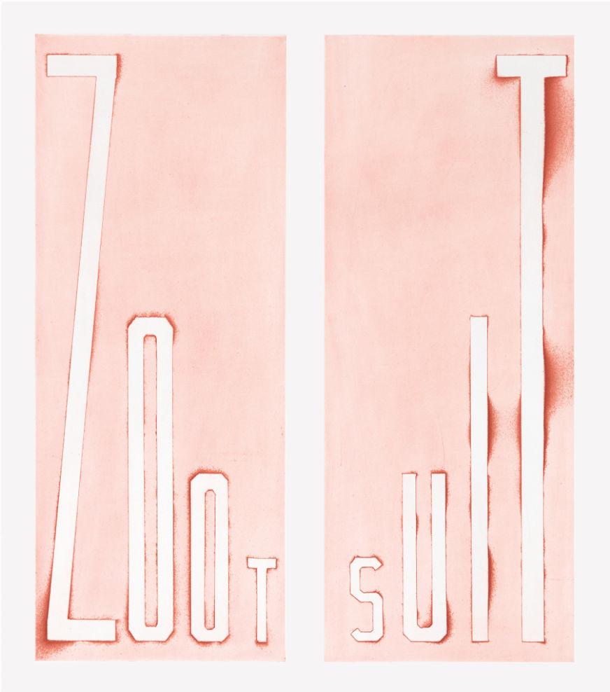 Ed Ruscha, Zoot Suit, 2014