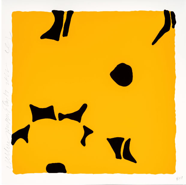 Donald Sultan, Yellow Poppies, Aug 17, 2022