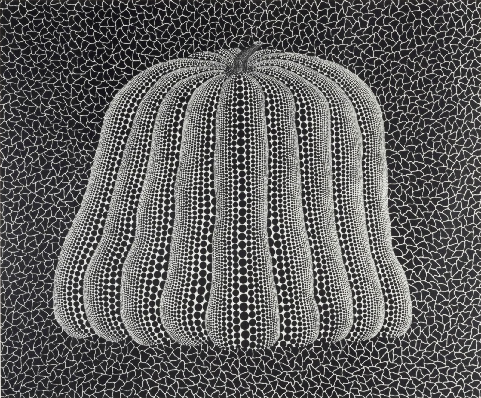 Yayoi Kusama, Pumpkin (White Y), 1992