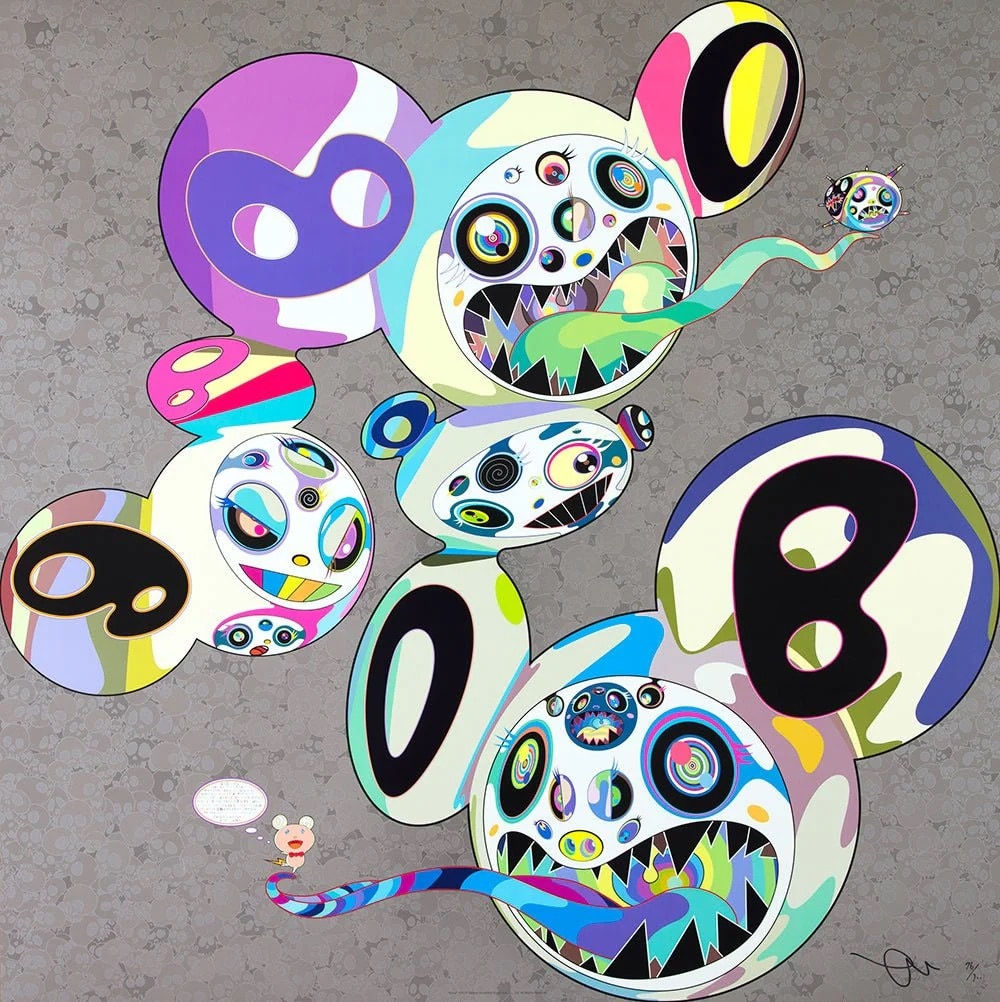 Takashi Murakami, Spiral, 2014
