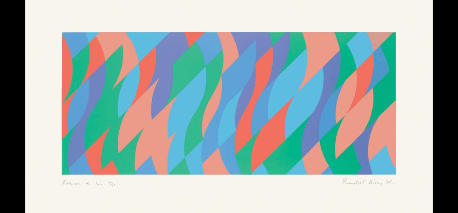 Bridget Riley, Between The Two , 2005