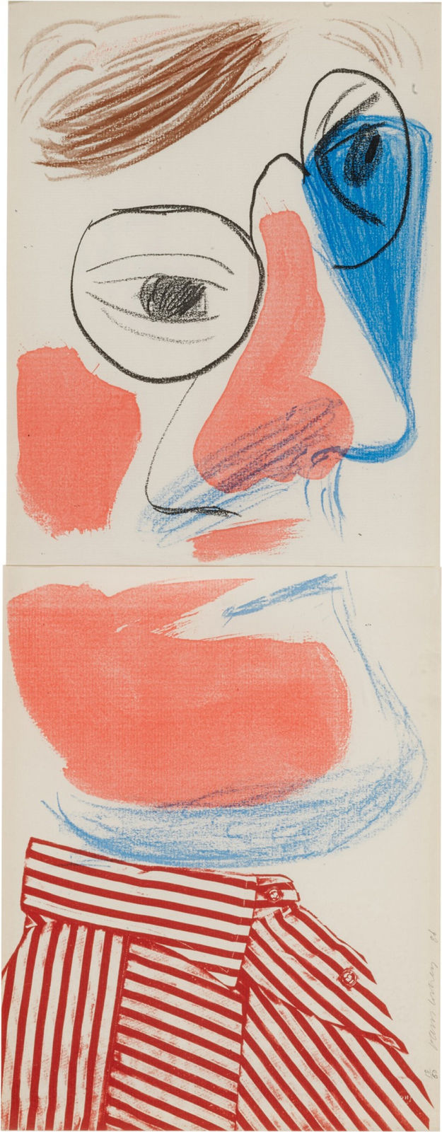 David Hockney, Self Portrait , 1986