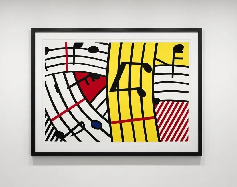 Roy Lichtenstein, Composition IV (C. 293) , 1995