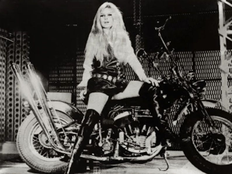 Russell Young, Brigitte Bardot on Bike, 2007