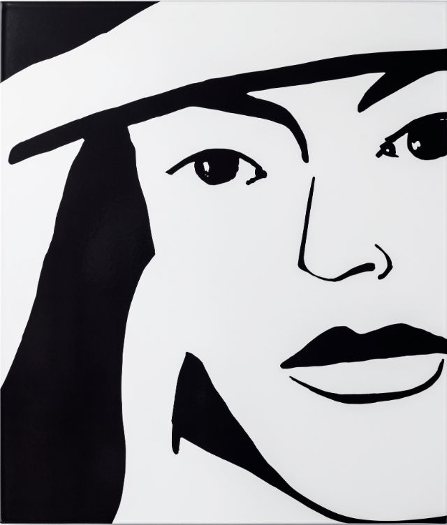 Alex Katz, Porcelain beauty 4, 2022