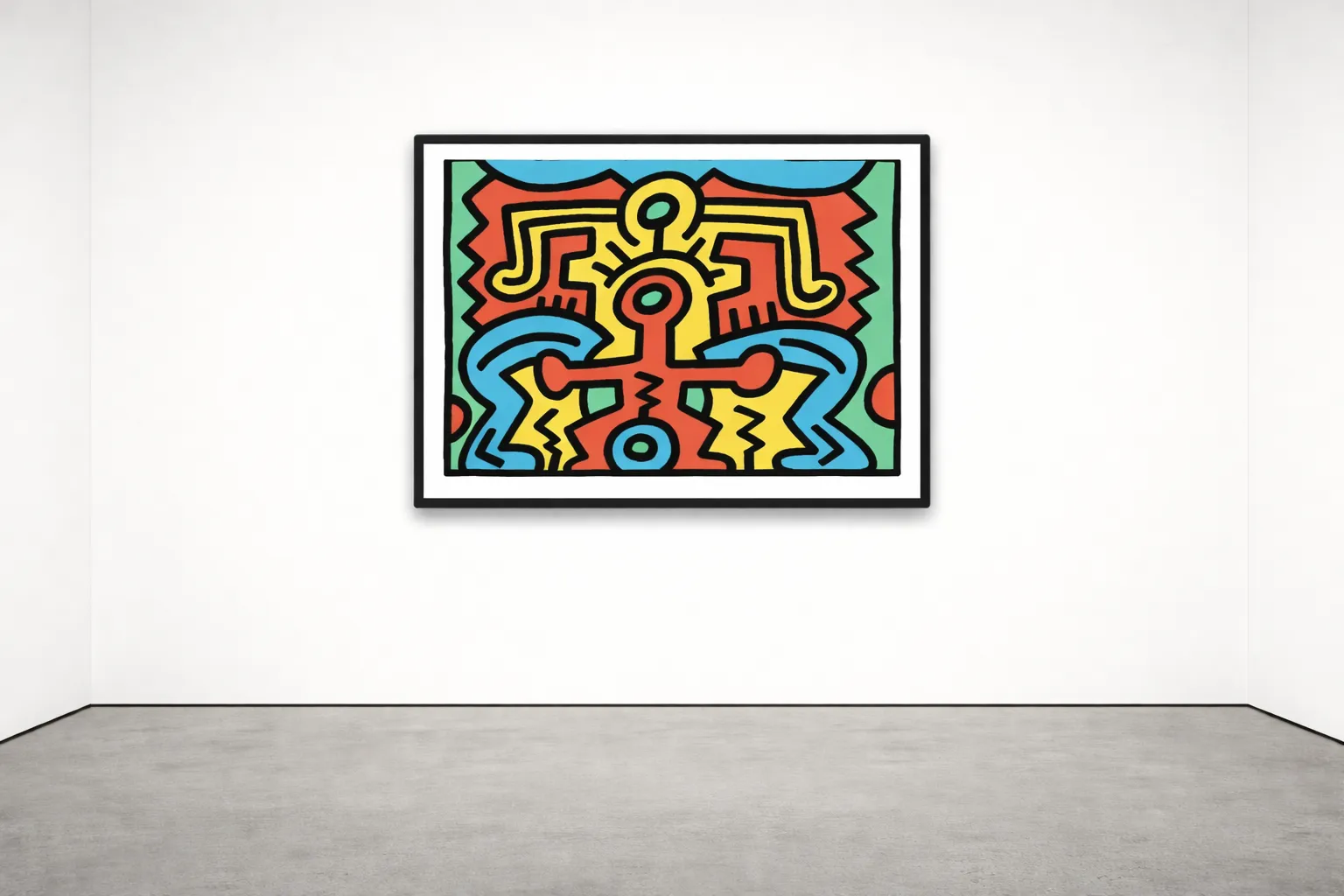 Keith Haring, Growing 5 (Littmann PP. 91) , 1988