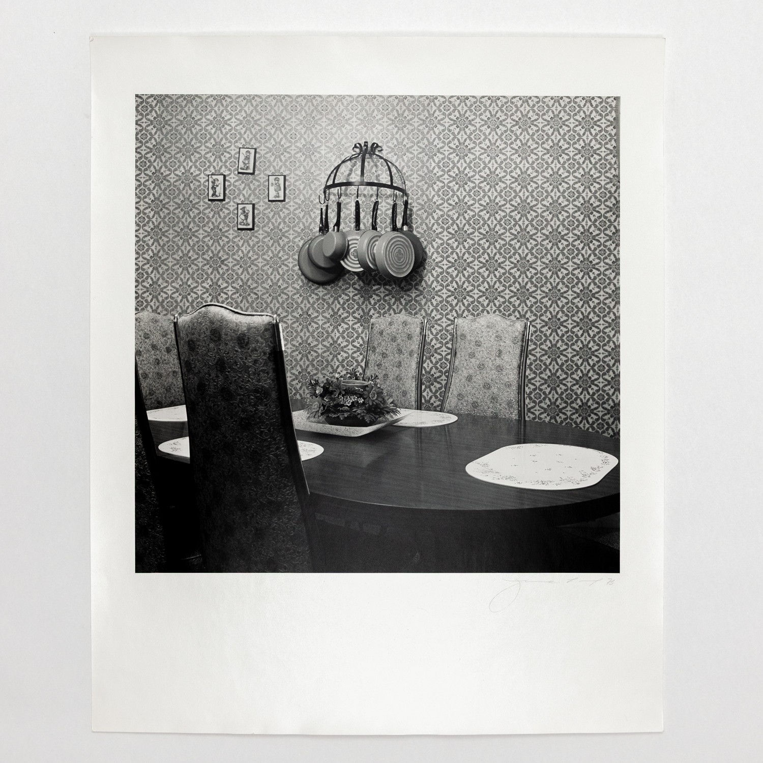 JOANNE LEONARD, Patterned Chairs and Wallpaper, 1977