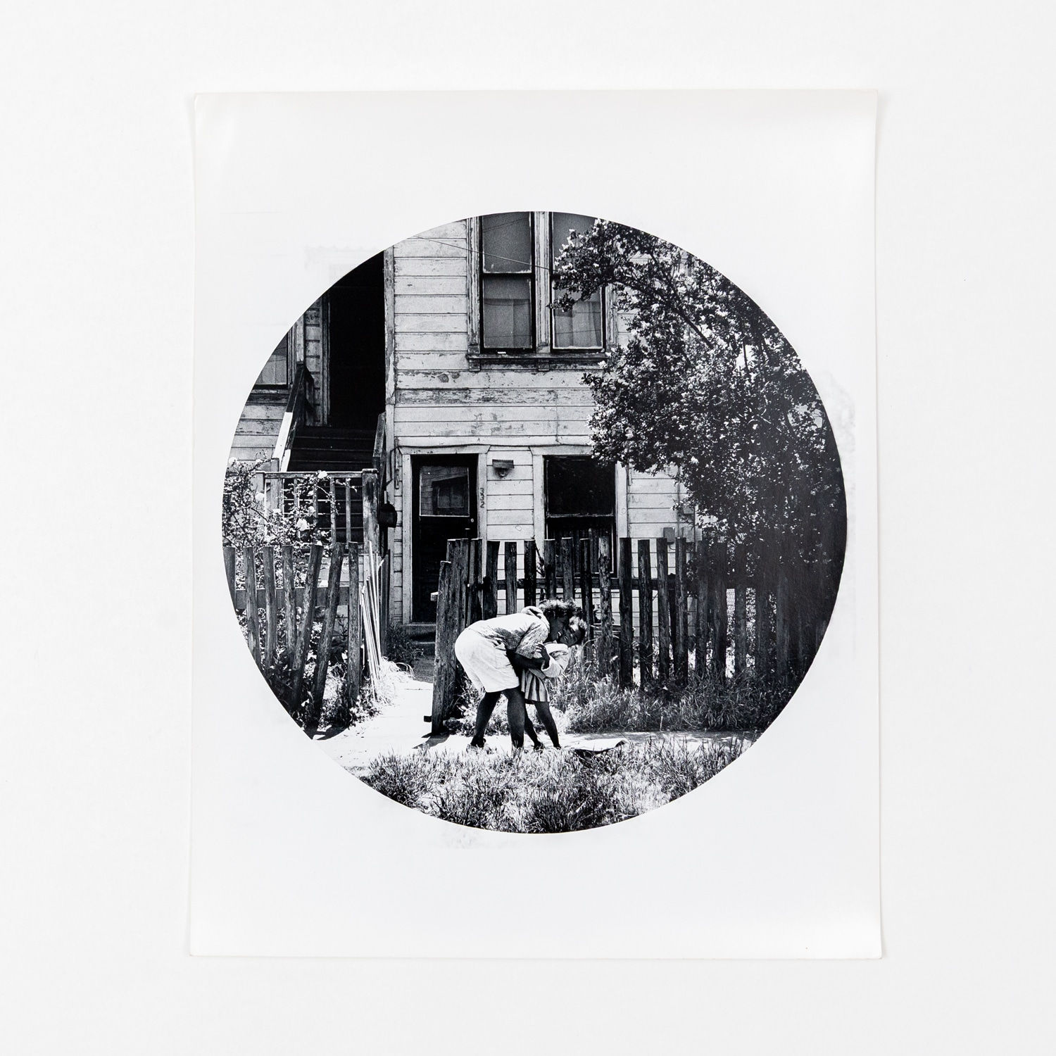 JOANNE LEONARD, Two Kids, Hugging, West Oakland, CA, c. 1970