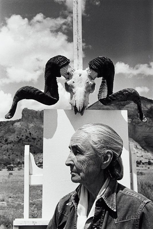 ARNOLD NEWMAN, Georgia O'Keefe, Ghost Ranch, New Mexico, 1968